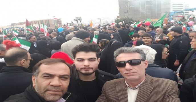 حضور مدیریت و کارکنان شرکت خدمات حمایتی کشاورزی در راهپیمایی 22 بهمن – استان مرکزی اراک