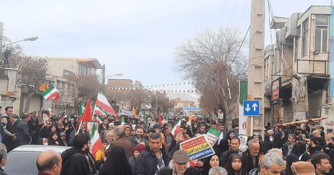حضور مدیریت و کارکنان شرکت خدمات حمایتی کشاورزی در راهپیمایی 22 بهمن – استان مرکزی اراک