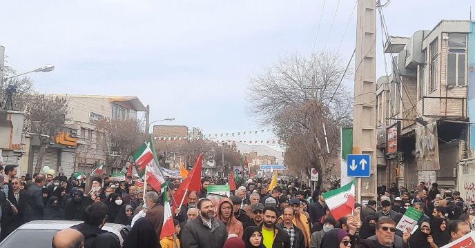 حضور مدیریت و کارکنان شرکت خدمات حمایتی کشاورزی در راهپیمایی 22 بهمن – استان مرکزی اراک
