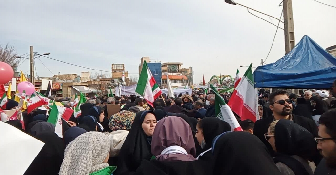 حضور مدیریت و کارکنان شرکت خدمات حمایتی کشاورزی در راهپیمایی 22 بهمن – استان مرکزی اراک