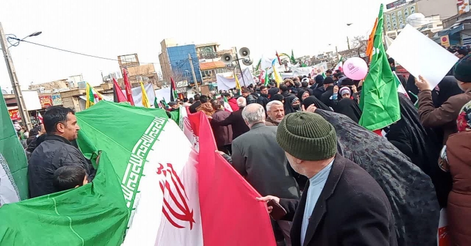 حضور مدیریت و کارکنان شرکت خدمات حمایتی کشاورزی در راهپیمایی 22 بهمن – استان مرکزی اراک