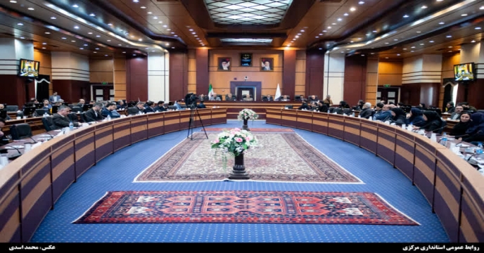 نشست شورای هماهنگی روابط عمومی‌های استان مرکزی و حضور مسول روابط عمومی استان در محل ساختمان غدیر استانداری ، اراک