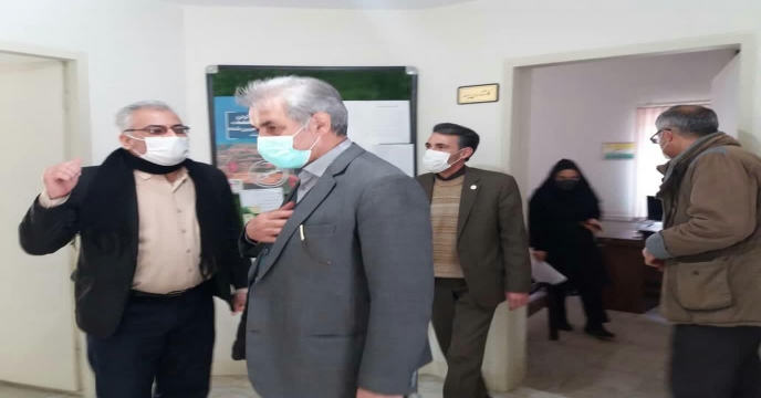 بازدید ریاست جدید محترم سازمان جهاد کشاورزی استان مرکزی از شرکت خدمات حمایتی - بمهن 140
