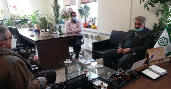 بازدید ریاست جدید محترم سازمان جهاد کشاورزی استان مرکزی از شرکت خدمات حمایتی - بمهن 140