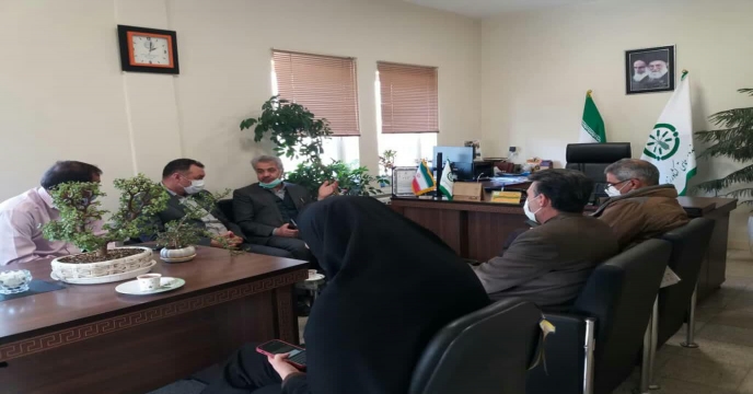 بازدید ریاست جدید محترم سازمان جهاد کشاورزی استان مرکزی از شرکت خدمات حمایتی - بمهن 140