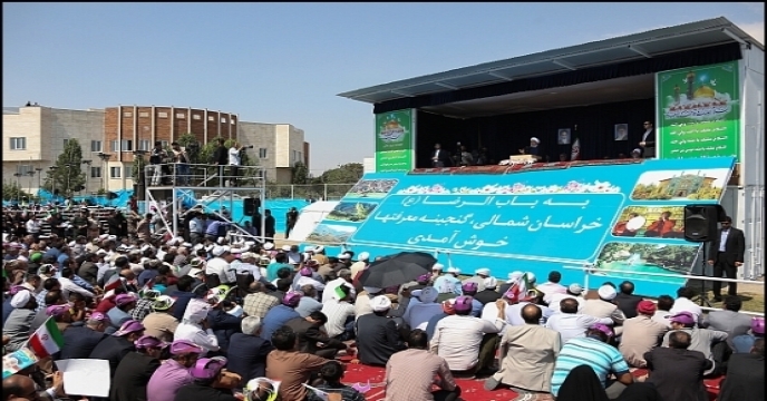 سفر رئیس جمهور محترم به همراه اعضای هیئت دولت به استان خراسان شمالی