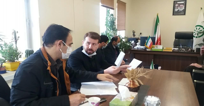 جلسه بررسی و رسیدگی سهمیه کود سالیانه منطقه فراهان بخش ساروق - دیماه 139
