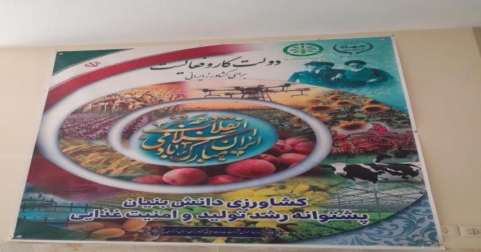 تزیین و آذین بندی شرکت خدمات حماتیی کشاورزی استان مرکزی 	