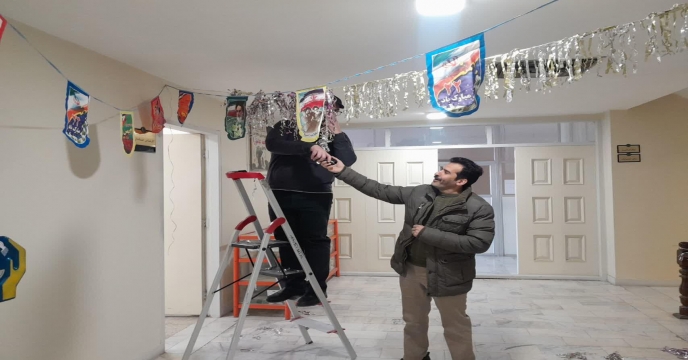 تزیین و آذین بندی شرکت خدمات حماتیی کشاورزی استان مرکزی 	