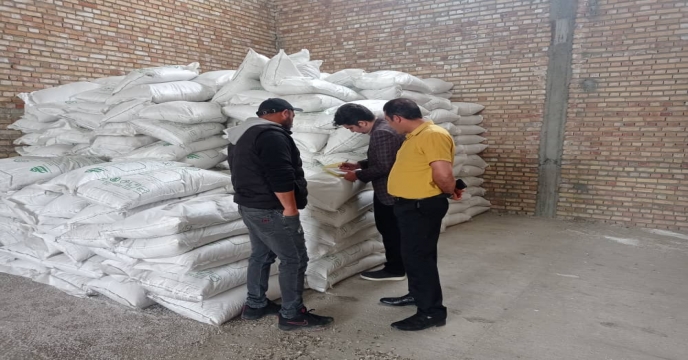 بازدید از انبار کارگزاران شرکت خدمات حمایتی کشاورزی استان آذربایجان غربی شهرستان سلماس
