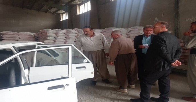 بازدید از انبار کارگزاران شهرستان پیرانشهر (یک خرداد ماه 1401)