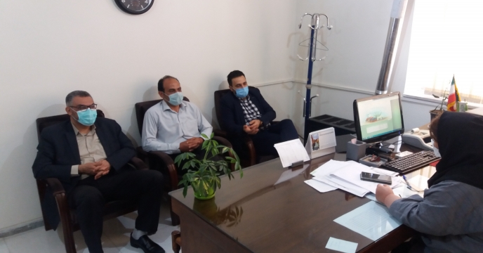 بازدید آقای مهندس خوانی مسئول پشتیبانی و حمل و نقل از شعبه سمنان
