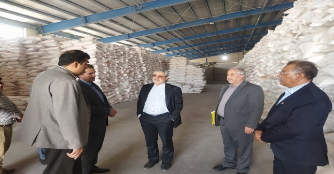 بازدید مهندس ملازاده از مجتمع انبارهای شرکت خدمات حمایتی کشاورزی خراسان جنوبی