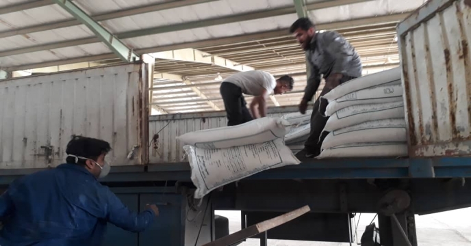 تخلیه سولفات پتاسیم گرانوله