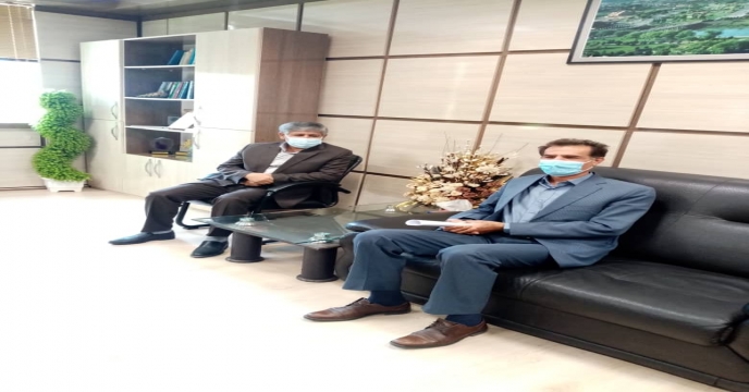 دیدار مدیر شعبه با شهردار یاسوج
