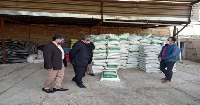 بازدید مدیر بازرسی و حسابرسی از انبار کارگزاران