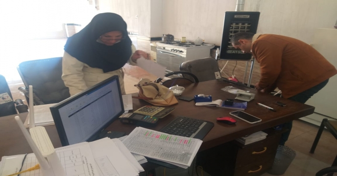 بازدید از انبار کارگزاران شهرستان بوکان (17 آذر ماه سال 1400)
