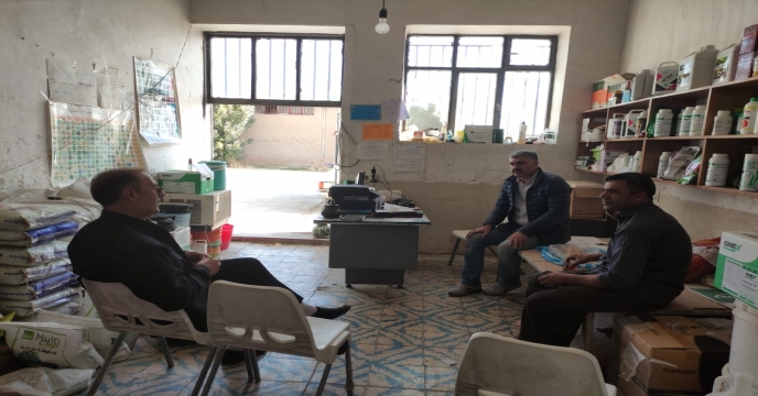 بازدید از انبار کارگزاران شهرستان نقده در 22 مهر ماه