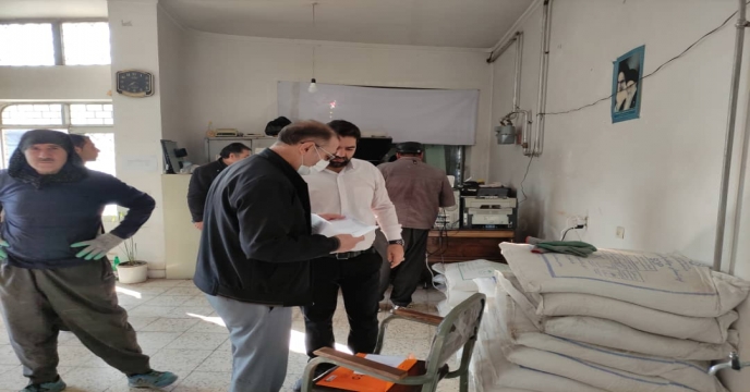 بازدید از انبار کارگزاران شهرستان نقده
