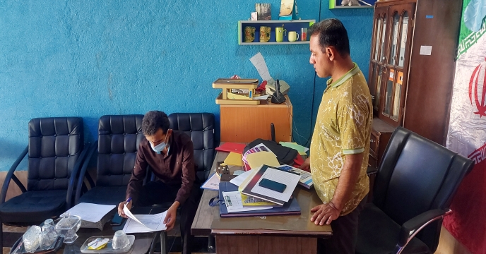 بازدید گروه پایش شركت از انبار کارگزاران در شهرستان دشتستان