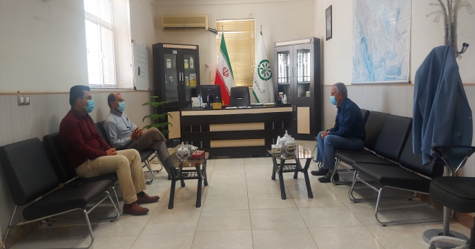 نشست صمیمی رئیس سازمان بسیج مهندسین کشاورزی و منابع طبیعی استان بوشهر با مدیر شرکت خدمات حمایتی کشاورزی استان بوشهر