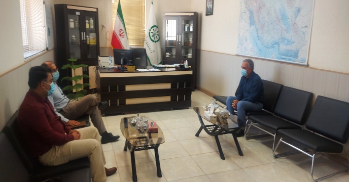 نشست صمیمی رئیس سازمان بسیج مهندسین کشاورزی و منابع طبیعی استان بوشهر با مدیر شرکت خدمات حمایتی کشاورزی استان بوشهر