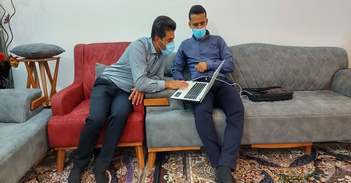 آموزش حضوری سامانه جدید حمل و نقل و توزیع نهاده های کشاورزی در کارگزاری (بهمن رضائی) شهر بوشکان شهرستان دشتستان