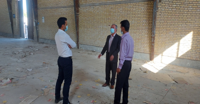 بازدید مدیر شرکت خدمات حمایتی کشاورزی استان بوشهر از انبار سازمانی بنگاه توسعه سابق