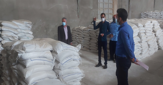 بازدید مدیر شرکت خدمات حمایتی کشاورزی استان بوشهر از انبار سازمانی کود برازجان