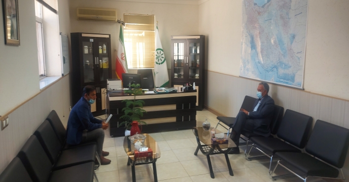 دیدار ونشست مديرعامل شركت باغداران ماندگار جنوب شهر كلمه با مدیر شرکت خدمات حمایتی کشاورزی استان بوشهر
