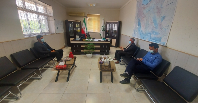 دیدار و نشست مدیر عامل تعاونی روستایی (روستای) طلحه با مدیر شرکت خدمات حمایتی کشاورزی استان بوشهر 