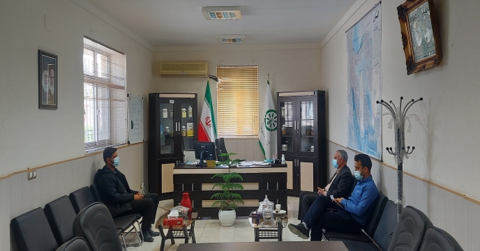 دیدار و نشست مدیر عامل تعاونی روستایی (روستای) طلحه با مدیر شرکت خدمات حمایتی کشاورزی استان بوشهر 