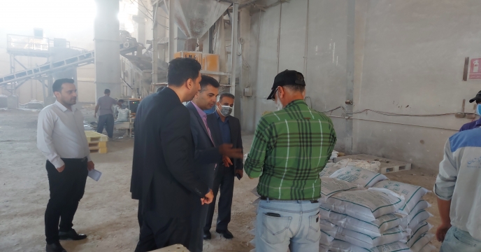 بازدید جناب آقاي مهندس عليزاده عضو محترم هيئت مديره و معاون بازرگاني شرکت خدمات حمایتی کشاورزی کشور از کارخانه های تولید کود ارکان شیمی و پرشین شیمی