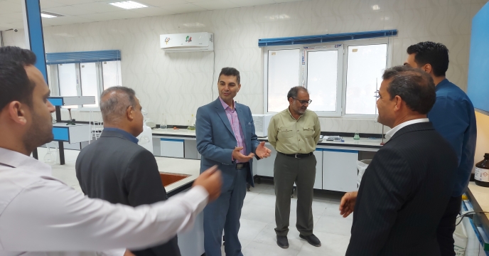 بازدید جناب آقاي مهندس عليزاده عضو محترم هيئت مديره و معاون بازرگاني شرکت خدمات حمایتی کشاورزی کشور از کارخانه های تولید کود ارکان شیمی و پرشین شیمی