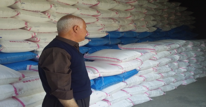 بازدید کارشناسان پایش مواد کودی از انبار کارگزاران بوکان