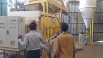 کارشناس معین شرکت خدمات حمایتی کشاورزی جنوب استان کرمان از ادوات و ماشین های کشاورزی بازدید به عمل آورد