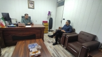 نشست مدیر شرکت خدمات حمایتی کشاورزی استان قم با مسئول بازرگانی استان