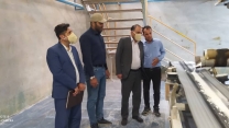 بازدید مدیر استان از واحد تولیدی املاح ایران طرف قرارداد شرکت خدمات حمایتی کشاورزی 
