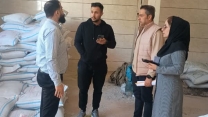 نظارت و کنترل اکیپ پایش شرکت خدمات حمایتی کشاورزی استان قزوین از انبار کارگزاری در شهرستان تاکستان