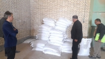 بازدید کار گروه پایش استان از انبار کارگزاران شهرستان طبس