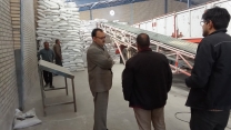 بازدید سرپرست شرکت خدمات حمایتی کشاورزی خراسان جنوبی از مجتمع انبارهای مرکزی