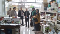  بازدید اعضای کار گروه پایش، کنترل و بازرسی  از مراکز تولید نگهداری و توزیع مواد کودی در شهرستان سراب 