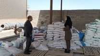 بازدید و پایش از انبار کارگزاران شهرستان مروست استان یزد انجام شد