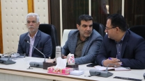 دیدار مدیر شرکت خدمات حمایتی کشاورزی لرستان باکارگزاران توزیع کودهای شیمیایی شهرستان  بروجرد