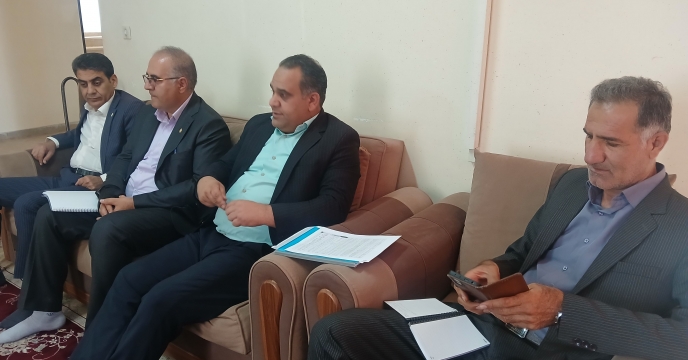 جلسه شرکت خدمات حمایتی کشاورزی استان کهگیلویه و بویراحمد با مسئولین بانک کشاورزی