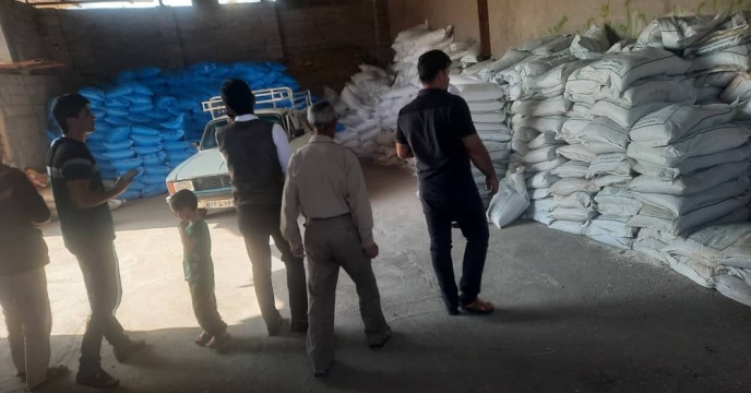 بازدید از انبار کارگزاران توزیع کودهای کشاورزی شرکت خدمات حمایتی کشاورزی استان کهگیلویه و بویراحمد