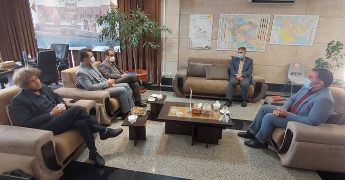 نشست مدیر و معاون شعبه فارس با مدیر کل راه آهن فارس
