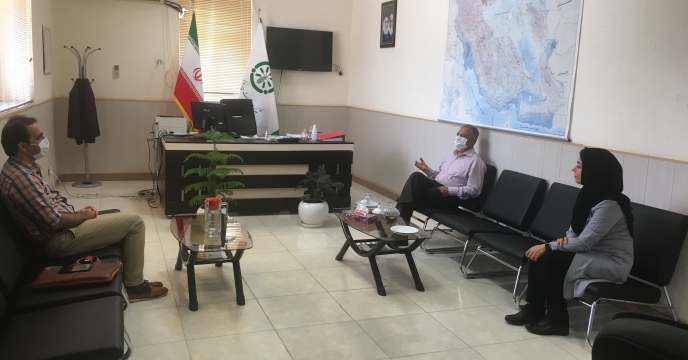 نشست سرپرست شرکت با مدیر عامل شرکت ساران حمل 