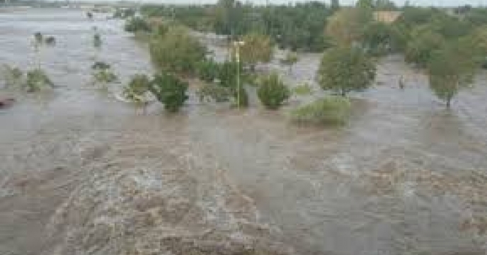 خسارت یک میلیارد تومانی سیلاب به بخش کشاورزی شهرستان خور و بیابانک اصفهان