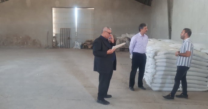 رصد و پایش حضوری انبار کارگزاران شهرستان ایوان در بهمن ماه